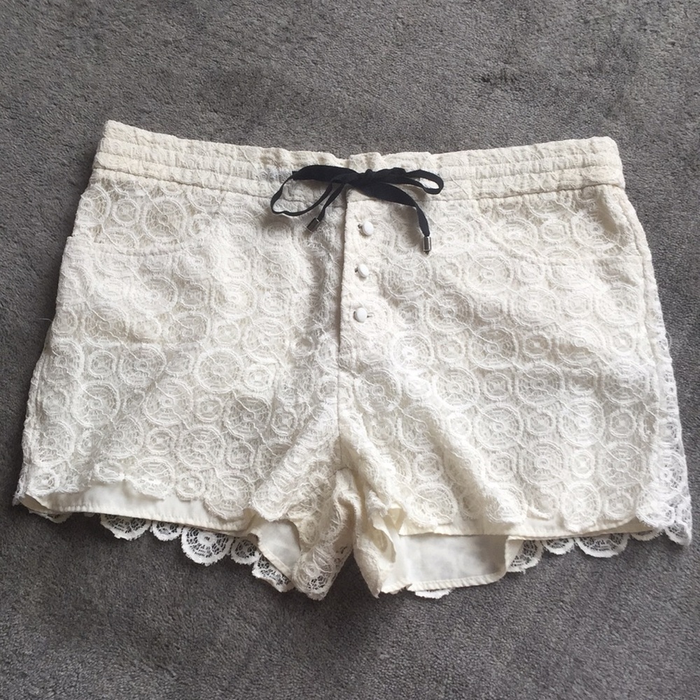 Charlotte Ronson lace shorts